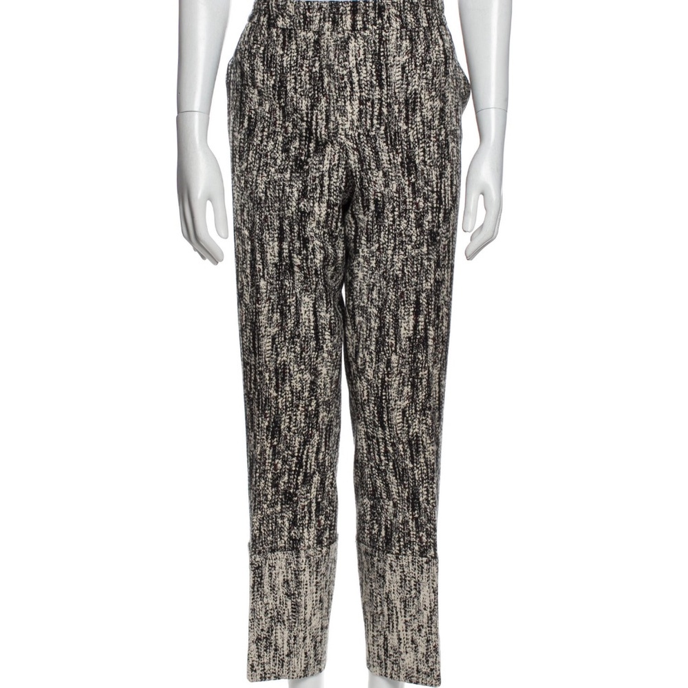 Dorothee Schumacher Size 6/XXL black and white textile pants
